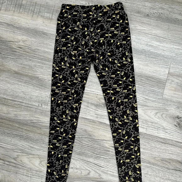 LuLaRoe Leggings Halloween Pattern Sz M (See Description Below) - Picture 1 of 9